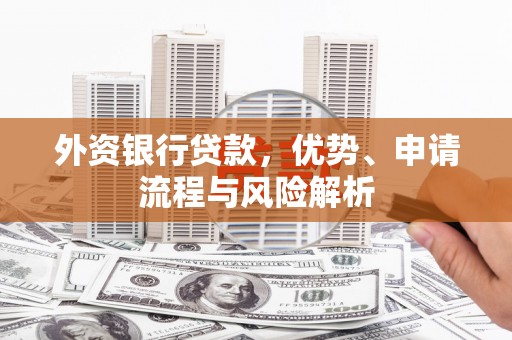 大厂外资银行贷款，优势、申请流程与风险解析