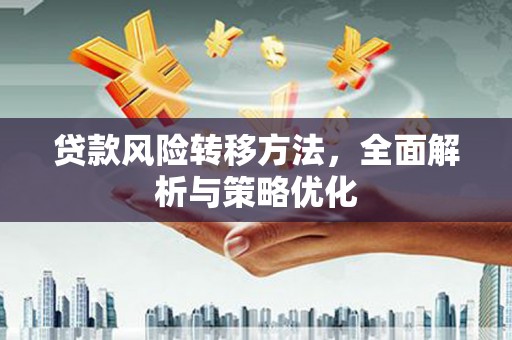 大厂贷款风险转移方法，全面解析与策略优化