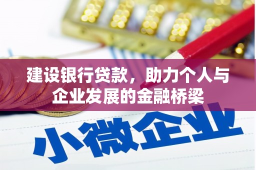 大厂建设银行贷款，助力个人与企业发展的金融桥梁
