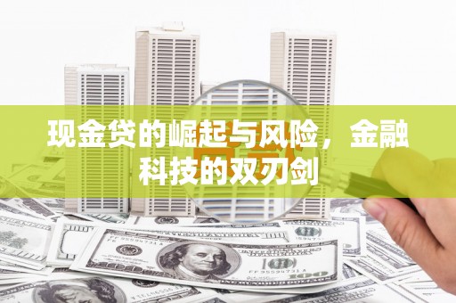 大厂现金贷的崛起与风险，金融科技的双刃剑