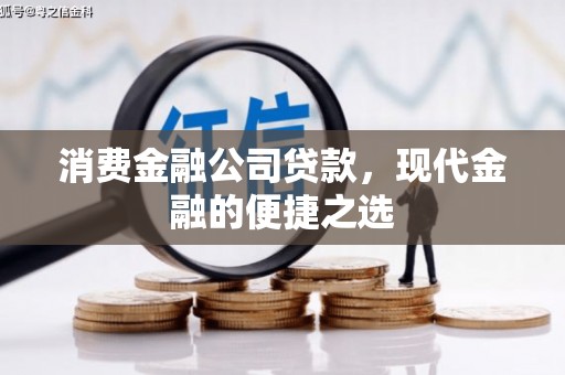 大厂消费金融公司贷款，现代金融的便捷之选