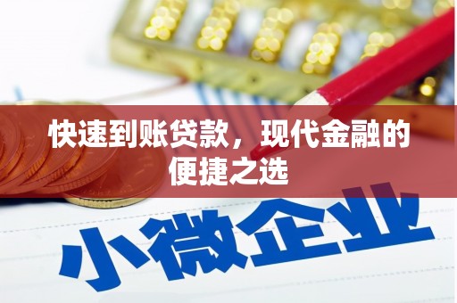 大厂快速到账贷款，现代金融的便捷之选