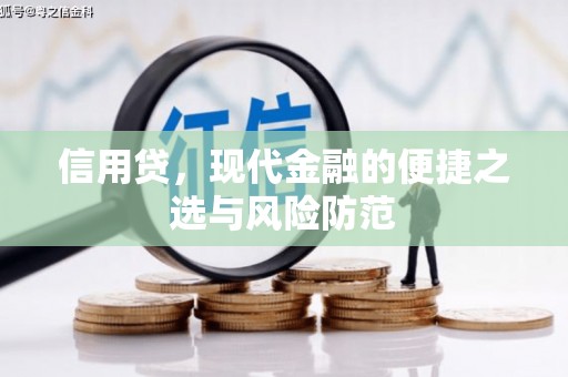 大厂信用贷，现代金融的便捷之选与风险防范