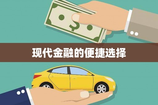 大厂现代金融的便捷选择