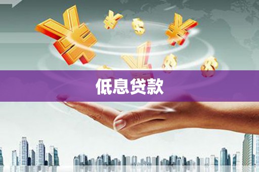 大厂低息贷款