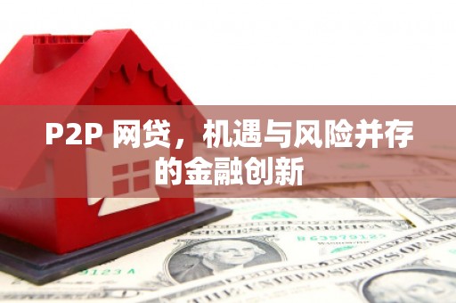 大厂P2P 网贷，机遇与风险并存的金融创新