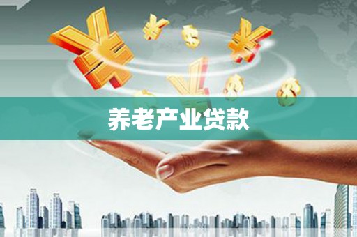 大厂养老产业贷款